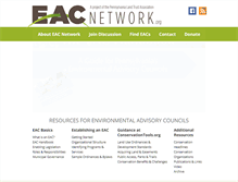 Tablet Screenshot of eacnetwork.org